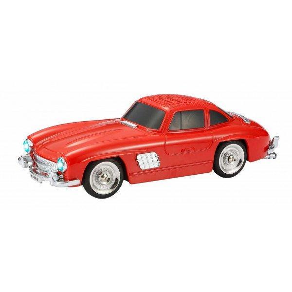 Classic Roadster Car High-Fidelity Bluetooth 5.0 Wireless Speaker Portable Compact Vibrant Stereo Sound with LED Lights KIWS300SL for Universal Cell Phone And Bluetooth Device - Red