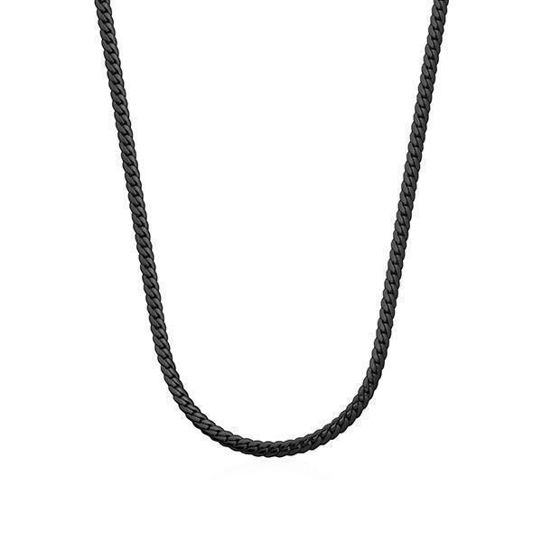 CJ Steelx 6mm Tight Cuban Chain - Black