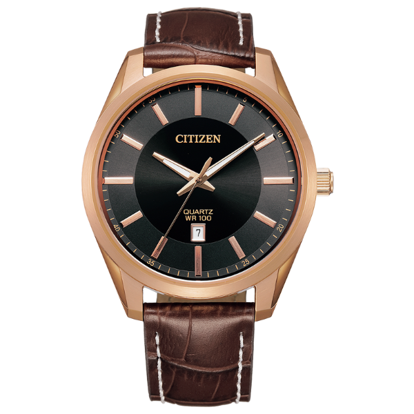 BI1033-04E Quartz Brown Leather Men Watch