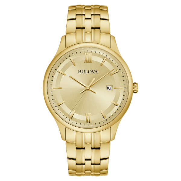 97B202 Corporate Exclusive Gold-Tone Mens Watch