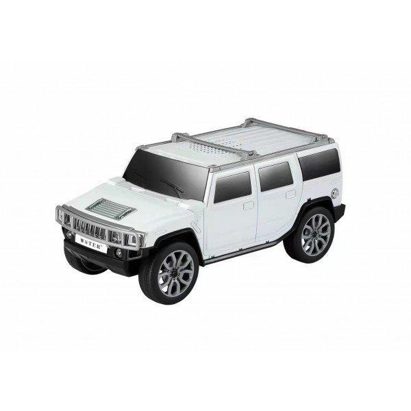 Large SUV Design Music Car Portable Wireless Bluetooth Speaker with LED Light KIWS590 for Universal Cell Phone And Bluetooth Device - White