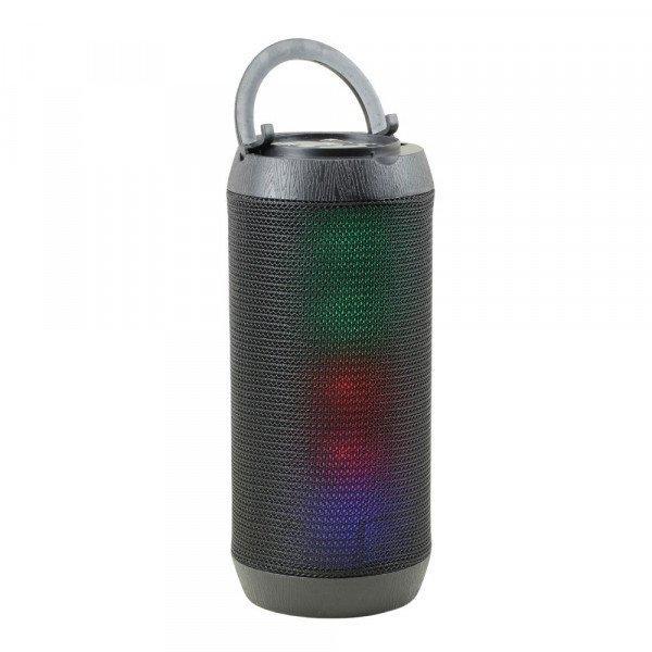 LED Color Light Wireless Bluetooth Portable Speaker with Colorful Display A1 for Universal Cell Phone And Bluetooth Device - Black
