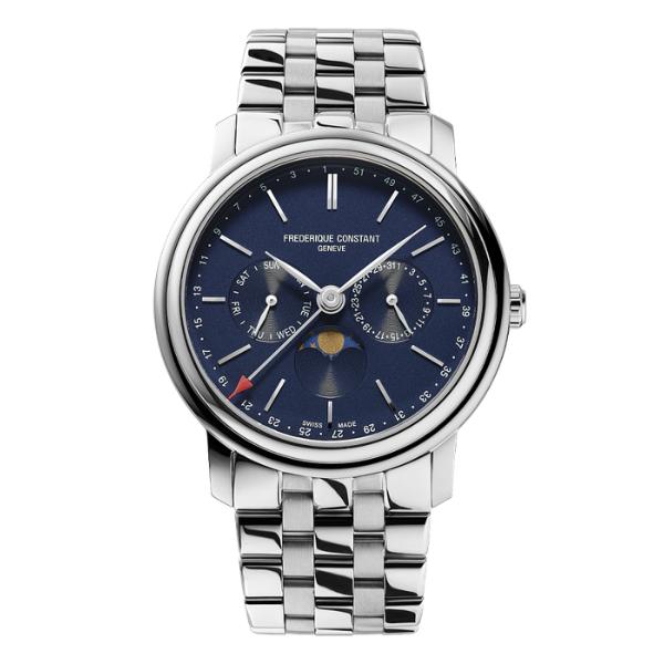 FREDERIQUE CONSTANT FC-270N4P6B Index Business Timer Men Watch - Blue
