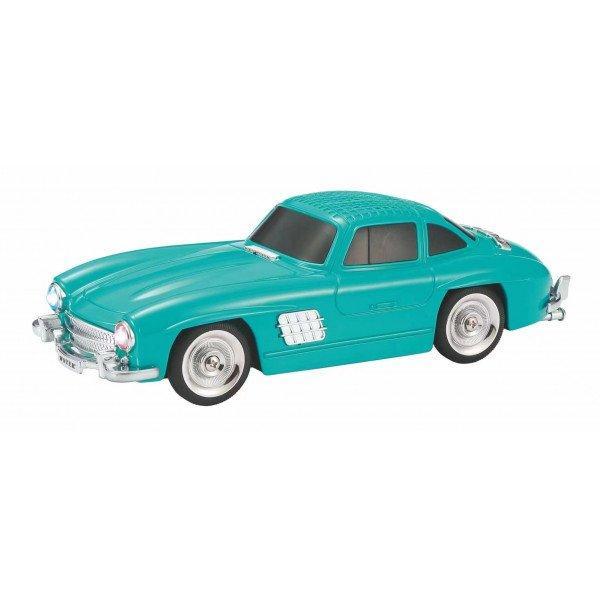 Classic Roadster Car High-Fidelity Bluetooth 5.0 Wireless Speaker Portable Compact Vibrant Stereo Sound with LED Lights KIWS300SL for Universal Cell Phone And Bluetooth Device - Blue