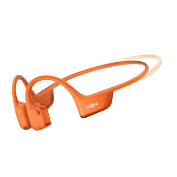 MS53875 OpenRun Pro 2 Mini - Orange - Bluetooth Headset Noise Cancelling Mic Premium Bone Conduction - Dual Drivers Enhanced Bass - 3D Audio Water Resistant IP55