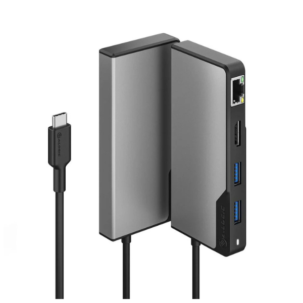 MS53220 Hub 5-in-1 USB-C 2x USB-A 3.1 HDMI 4K Ultra HD 60Hz RJ45 Gigabit USB-C 100W Power Pass Through Fusion Alpha V2