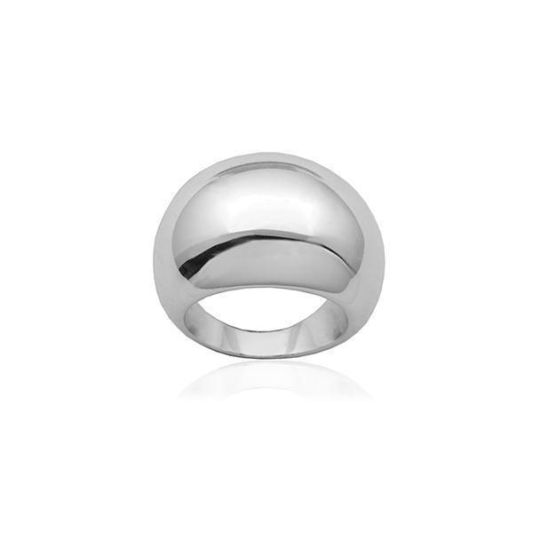 CJ Steelx Dome Ring - Size 8