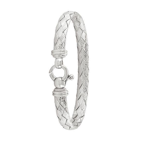 Silver finished Sterling Silver Fashion bangle