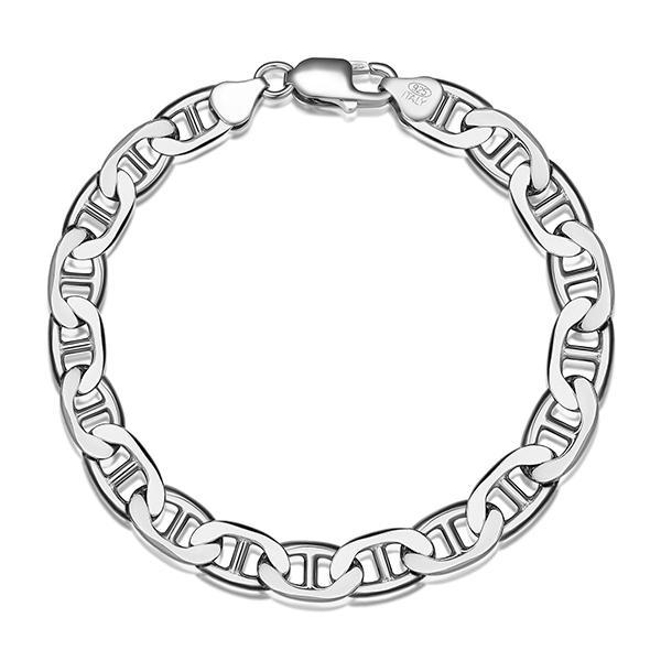 Sterling silver CJ Ethos ITALIAN CHAIN rhodium plated 180 marine chain