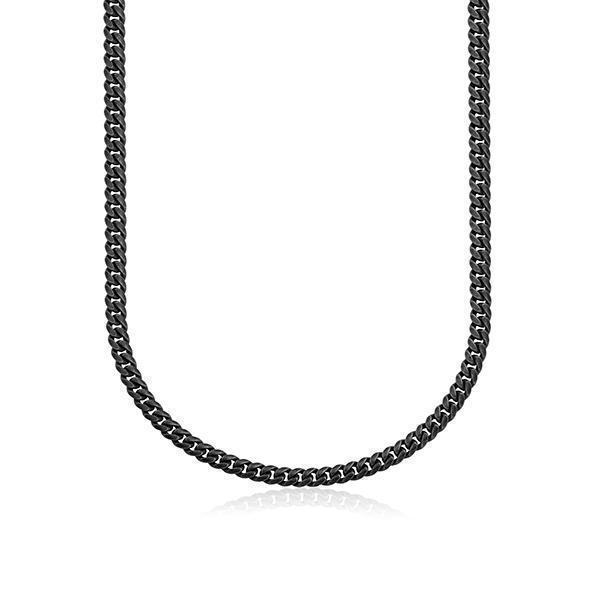 STEELX 8mm Curved Curb Chain - Antique Black