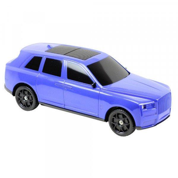 Luxury SUV Style Portable Bluetooth Speaker - Solar-Charged, Media-Ready, High-End Design KIX702 for Universal Cell Phone And Bluetooth Device - Blue