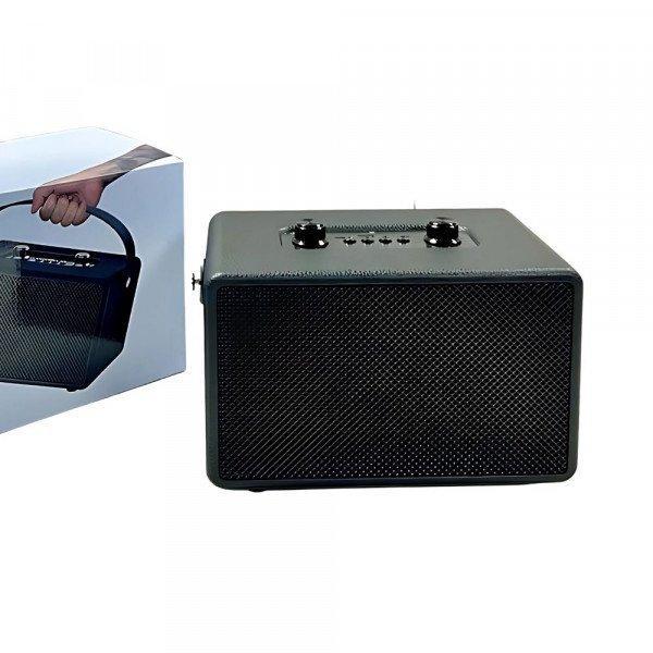 Powerful Stereo Bass and Subwoofer Design Bluetooth Speaker - Portable Sound Box with Carrying Strap - Black