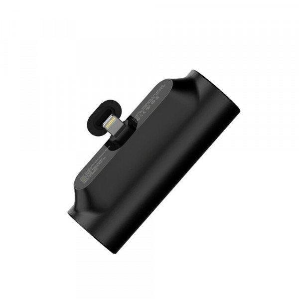 Lightning 2.1A 5000mAh Mini Portable Charger Power Bank Battery Pack With Kickstand Wi006i for Universal Cell Phone And Devices - Black