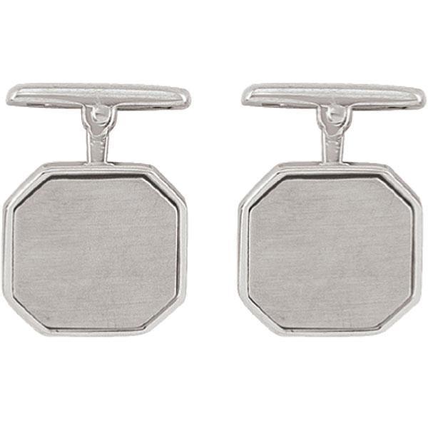 Sterling Silver Cufflinks - Octagon