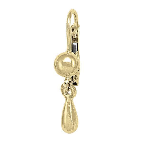 18K Gold Fashion Drop Earrings - 18KY
