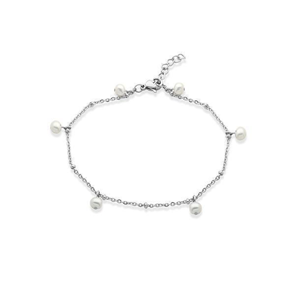 CJ Steelx Genuine Pearl Drip Bracelet