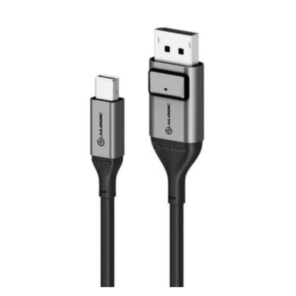 MS53224 Mini DisplayPort Male to DisplayPort Male 6ft 8K Ultra HD Cable