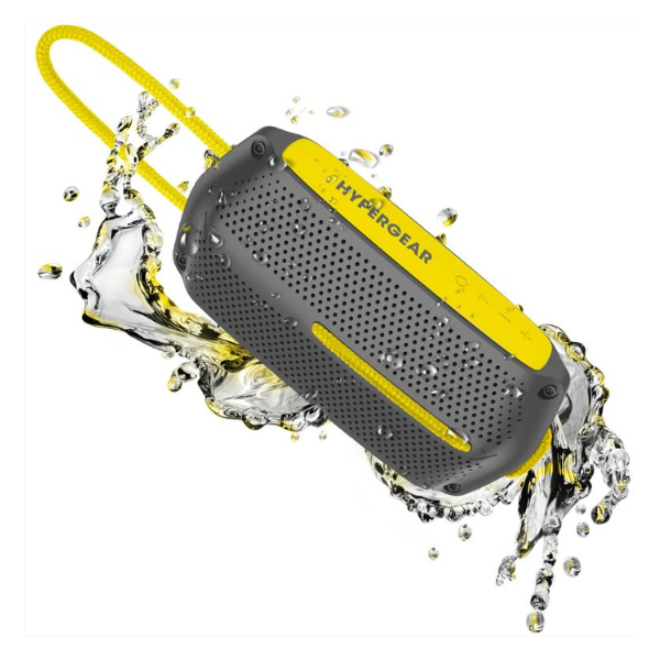MS53111 Speaker Bluetooth 10W Waterproof IPX4 Hands Free Music  plus  Calls, Hang Cord Great for Shower, on the Water Camping 4Hr Battery Life