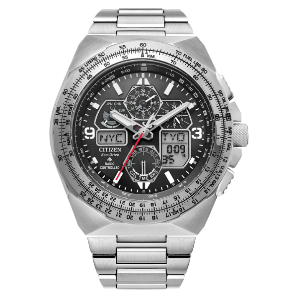 JY8120-58E Promaster Skyhawk A-T Perpetual GMT Men Watch