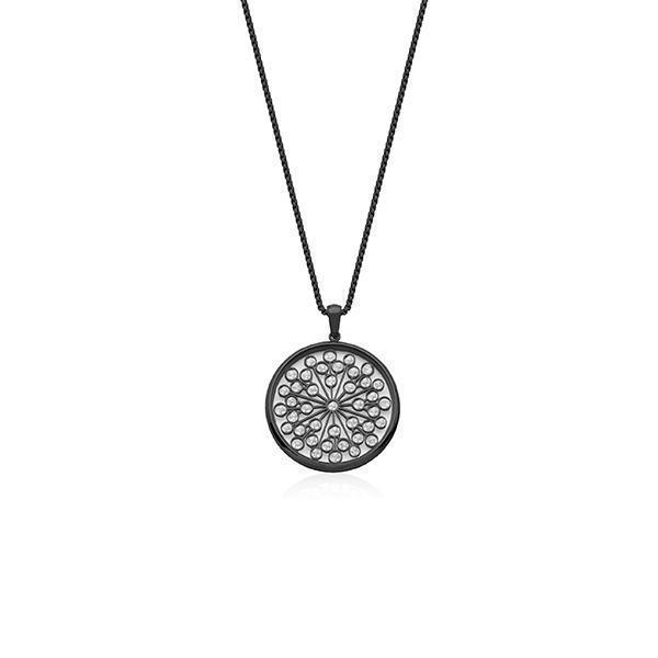 CJ Steelx SkyFall Necklace in IP Black