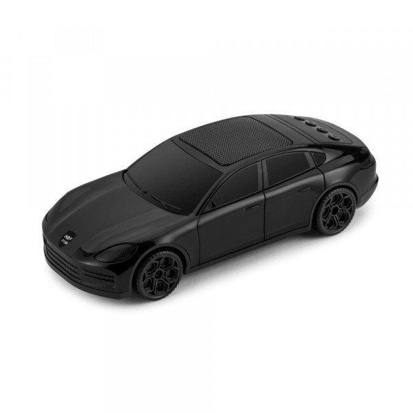 Luxury Portable Bluetooth Speaker with Grand Touring Design - Wireless Sound System for Outdoor Entertainment KIHFF138 for Universal Cell Phone And Bluetooth Device - Black