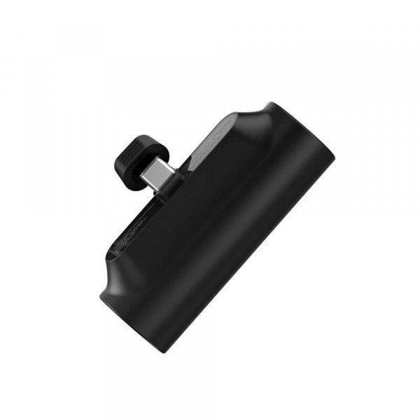 Type-C 2.1A 5000mAh Mini Portable Charger Power Bank Battery Pack With Kickstand WT006T for Universal Cell Phone And Devices - Black