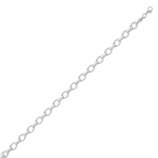 14K Silver Link Bracelet