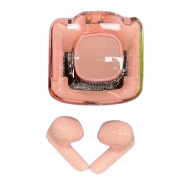 Ultra-Responsive Gaming Bluetooth Wireless Earbuds Unparalleled Sound & Seamless Connectivity KIAir36 for Universal Cell Phone And Bluetooth Device - Pink