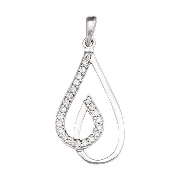 10K CZ stones Fashion Pendant