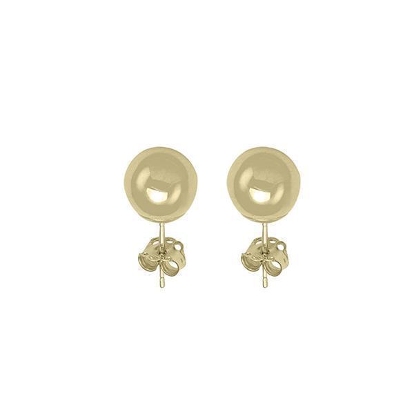 14K 4mm Gold Ball Stud Earrings
