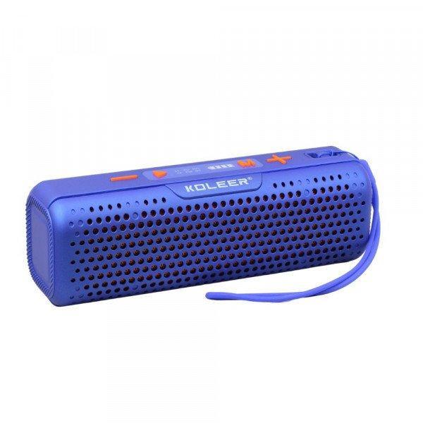 Loud Sound Portable Bluetooth Speaker with FM Radio and LCD Display - Universal Compatibility KIS883 for Universal Cell Phone And Bluetooth Device - White