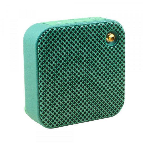 Fashion Mesh Design Bluetooth Wireless Speaker: HiFi Portable Audio, Bass-Boosted Strap Grip KIW1 for Universal Cell Phone And Bluetooth Device - Green