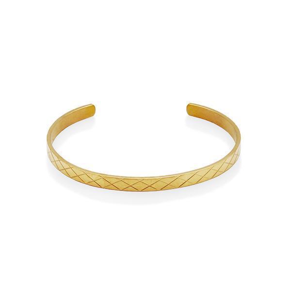 CJ Steelx Adjustable Cuff Bracelet - Gold