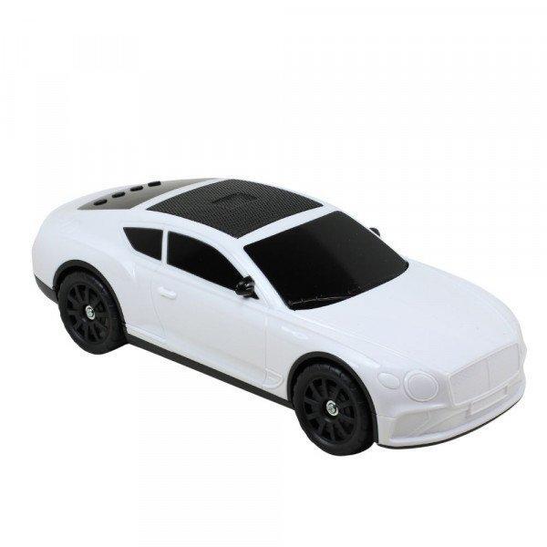 Luxury Grand Tourer Style Portable Bluetooth Speaker - Solar-Powered, Feature-Rich Audio Device KIX701 for Universal Cell Phone And Bluetooth Device - White