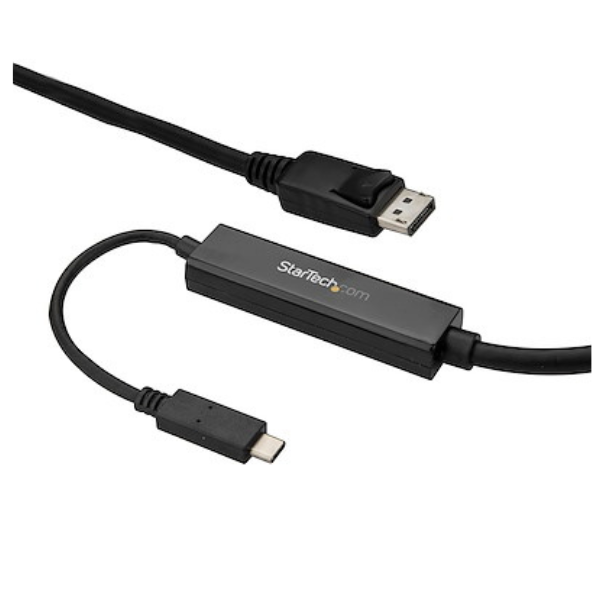 MS52162 Adapter USB-C Male to DisplayPort Male 9.8ft Cable 4K Thunderbolt 3 Compatible