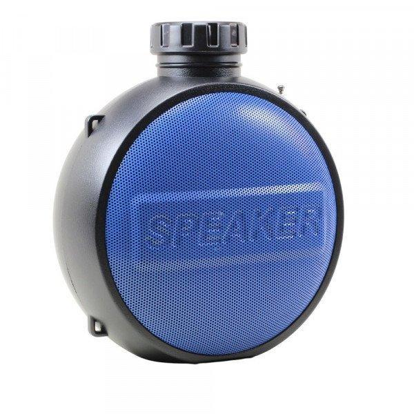Classic Outdoor Water Bottle Design Bluetooth Wireless Audio Speaker with Light and Strap KIL830 for Universal Cell Phone And Bluetooth Device - Blue