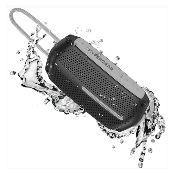 MS53110 Speaker Bluetooth 10W Waterproof IPX4 Hands Free Music  plus  Calls, Hang Cord Great for Shower, on the Water Camping 4Hr Battery Life