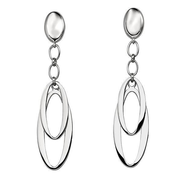 ER2LAUEA-W Open Double Oval Post Earrings