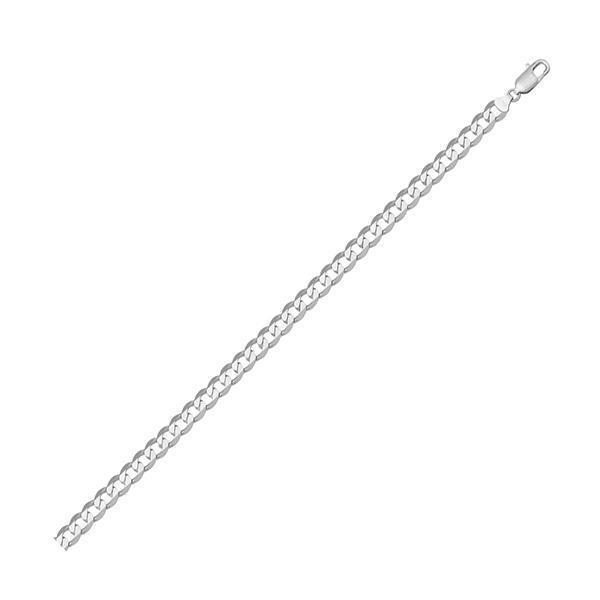 18K White Gold Open Link 7" Bracelet
