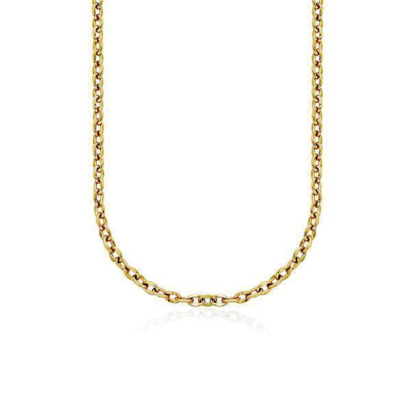 CJ Steelx 6.5 mm Lip Chain Necklace - Gold