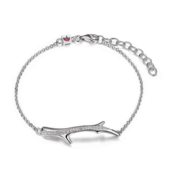 BR1LAD8C-W-6.75 Island Life Swarovski Crystal Bracelet Size 6.75