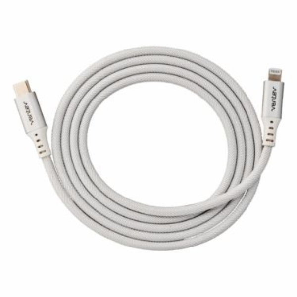 MS53484 Charge  and  Sync Lightning MFI to USB-C Cable 4ft Alloy