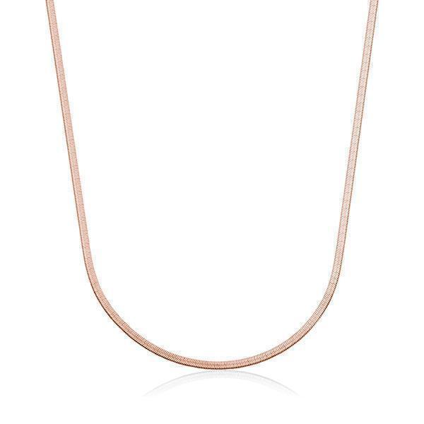 CJ Steelx 2.5mm Herringbone Chain - Rose Gold - Jewellery