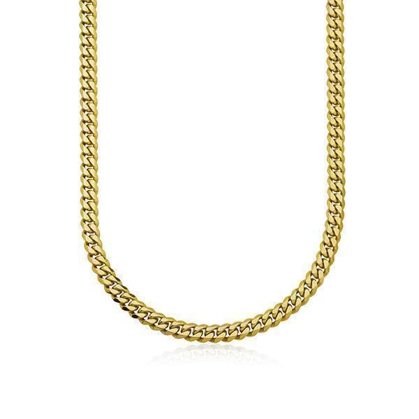 STEELX 10mm Curb Chain - Gold