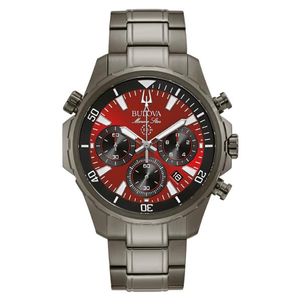 98B350 Marine Star Chronograph Quartz Men Watch