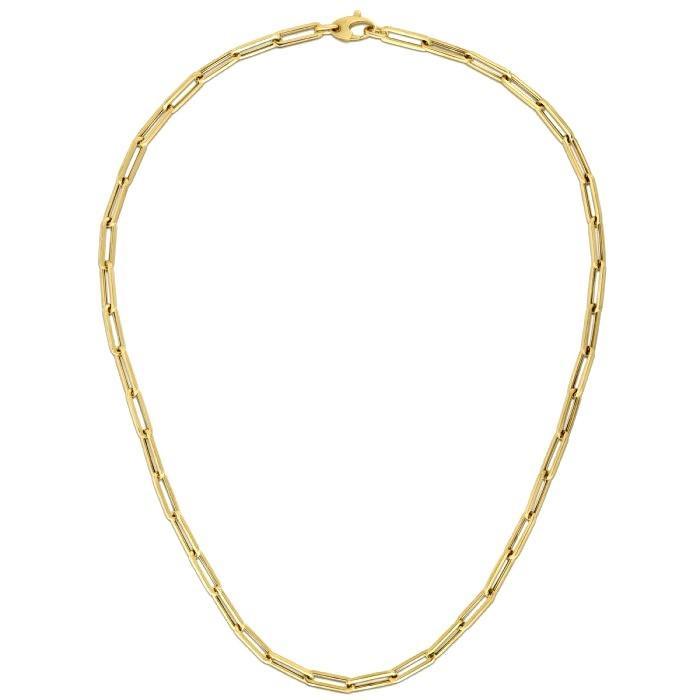 10K Yellow Gold Lite Paperclip Chain (4.20 mm) -18"