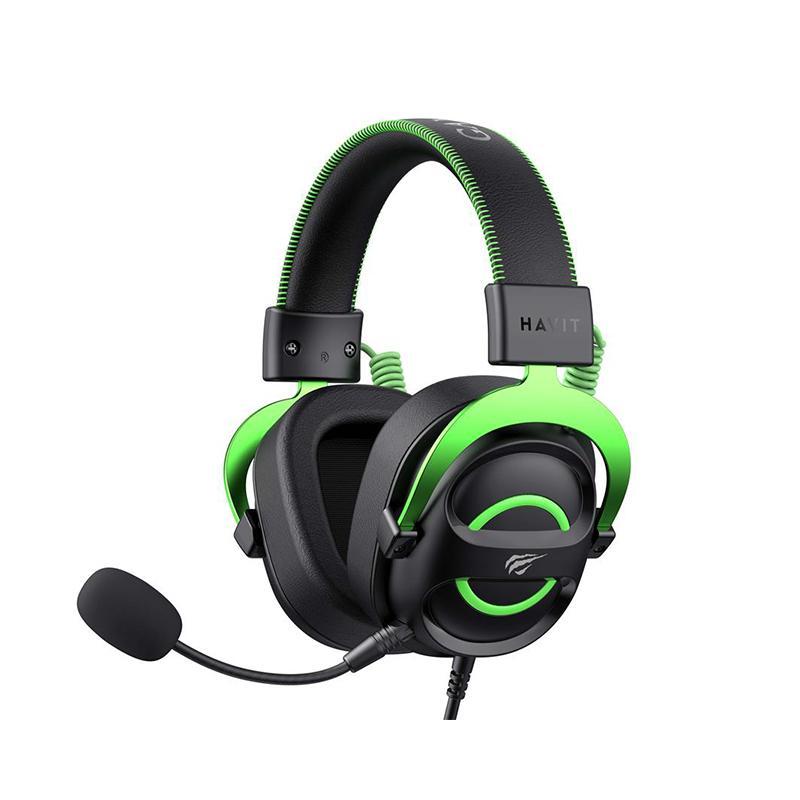HAVIT-HSH2002E H2002E Adjustable Wired Gaming Headset With Detachable Microphone